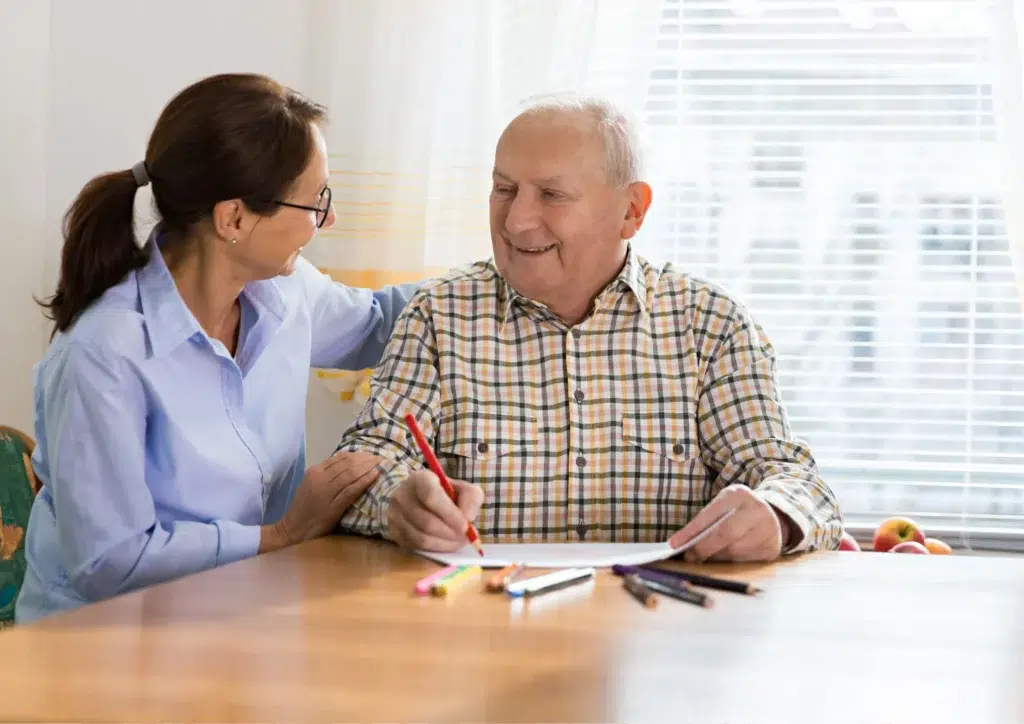 Speech pathologist providing speech pathology for adults to support communication, language, speech, and swallowing skills.